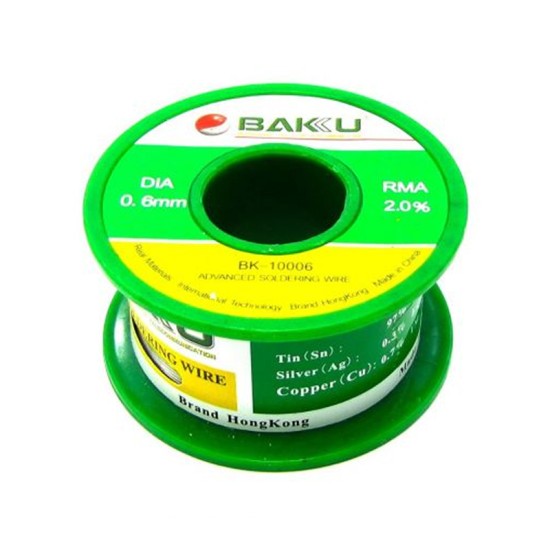 Baku Soldering Wire BK-10006 0.6mm High-Purity Low-Temperature 63ºC